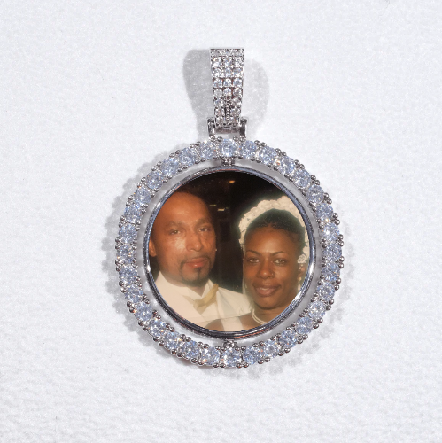 3D Spinning 2-Faced Custom Picture Pendant