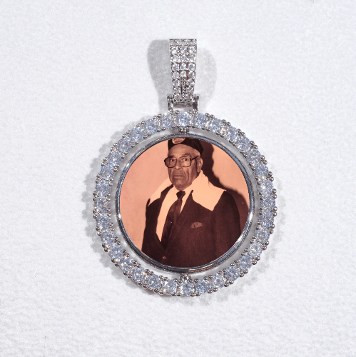 3D Spinning 2-Faced Custom Picture Pendant
