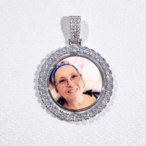 3D Spinning 2-Faced Custom Picture Pendant