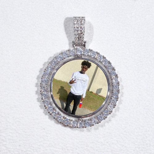 3D Spinning 2-Faced Custom Picture Pendant