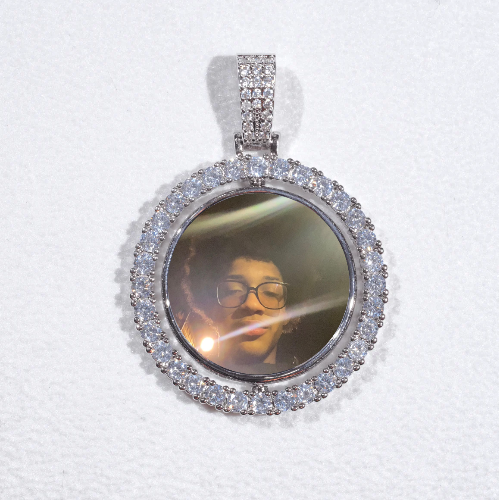 3D Spinning 2-Faced Custom Picture Pendant