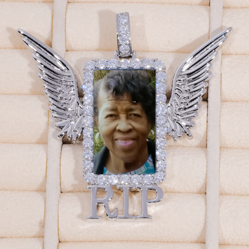 RIP WING 3D CUSTOM PICTURE PENDANT