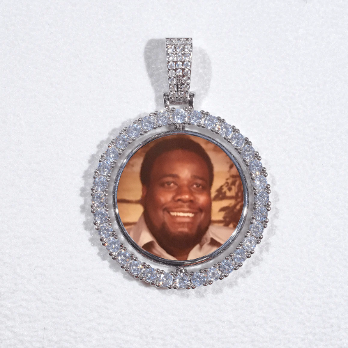 3D Spinning 2-Faced Custom Picture Pendant