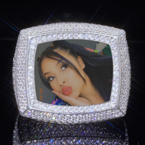 3D CUSTOM PICTURE ICED RING