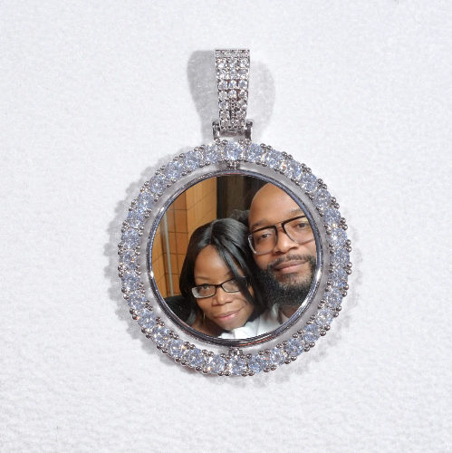 3D Spinning 2-Faced Custom Picture Pendant