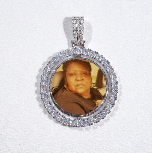 3D Spinning 2-Faced Custom Picture Pendant