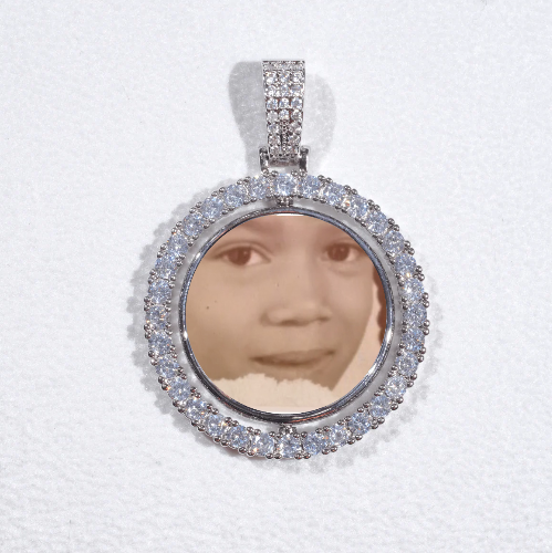 3D Spinning 2-Faced Custom Picture Pendant