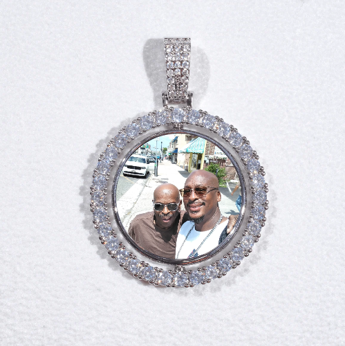 3D Spinning 2-Faced Custom Picture Pendant