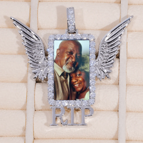 RIP WING 3D CUSTOM PICTURE PENDANT