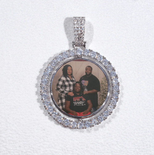 3D Spinning 2-Faced Custom Picture Pendant