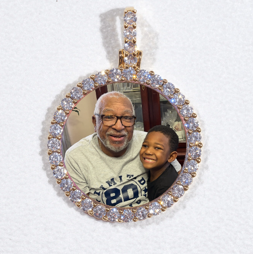 3D CIRCLE CUSTOM PICTURE PENDANT SMALL SIZE