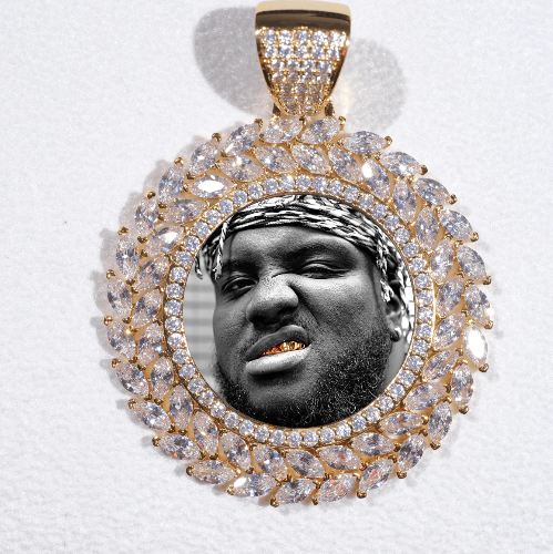 Large 3D Wheat Ear Custom Picture Pendant