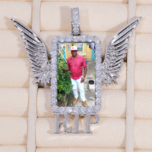 RIP WING 3D CUSTOM PICTURE PENDANT
