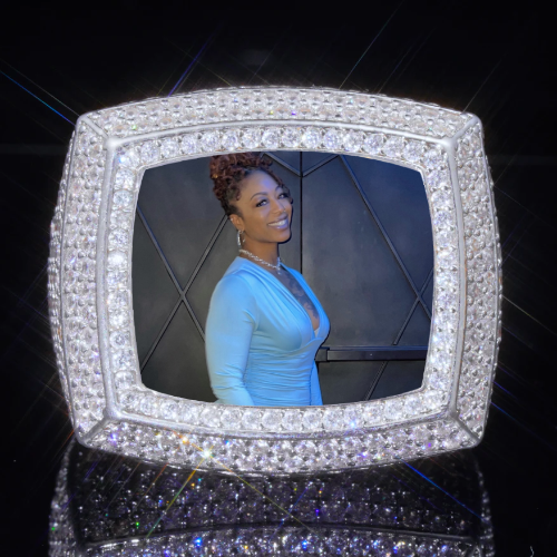 3D CUSTOM PICTURE ICED RING