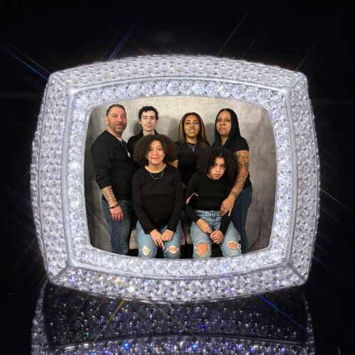 3D CUSTOM PICTURE ICED RING