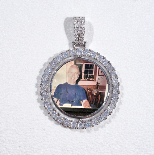 3D Spinning 2-Faced Custom Picture Pendant
