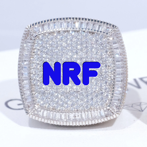CUSTOM LETTER 3D ICED RING