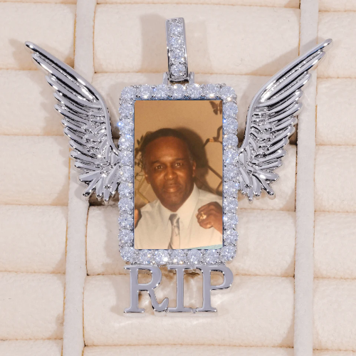 RIP WING 3D CUSTOM PICTURE PENDANT
