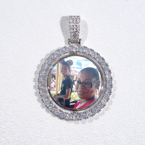3D Spinning 2-Faced Custom Picture Pendant