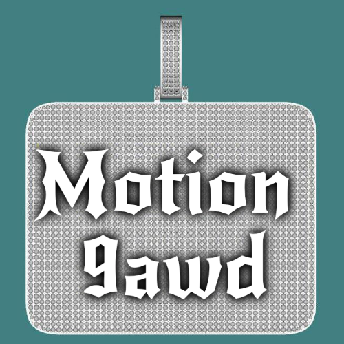 CUSTOM LETTER NECKLACE 3D BIG SQUARE