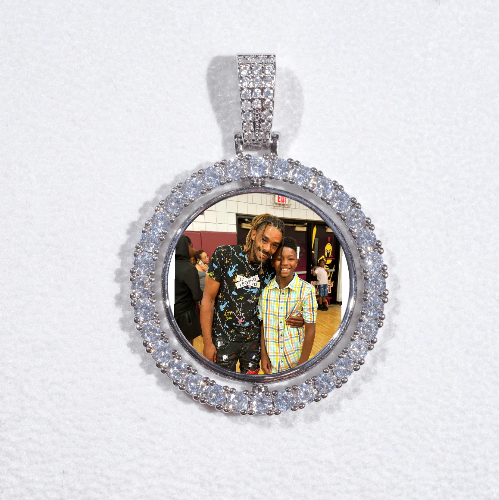 3D Spinning 2-Faced Custom Picture Pendant