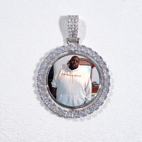 3D Spinning 2-Faced Custom Picture Pendant