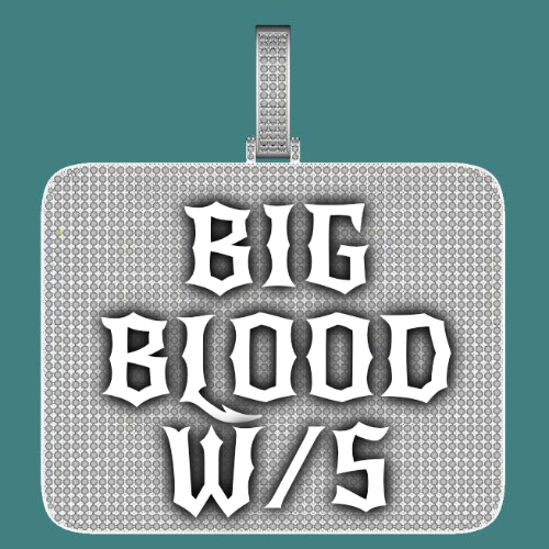 CUSTOM LETTER NECKLACE 3D BIG SQUARE