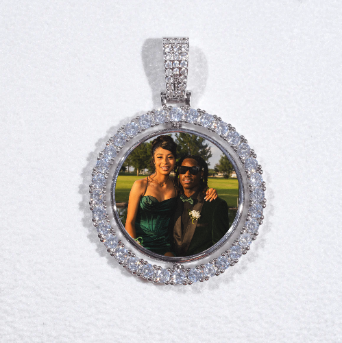 3D Spinning 2-Faced Custom Picture Pendant