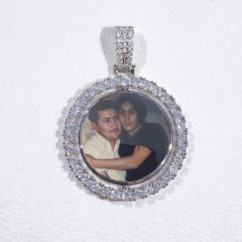 3D Spinning 2-Faced Custom Picture Pendant