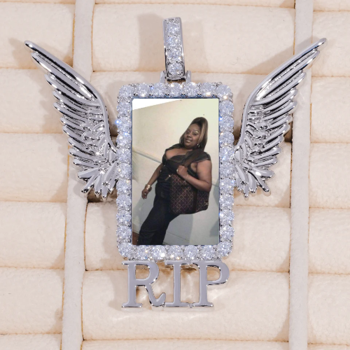 RIP WING 3D CUSTOM PICTURE PENDANT