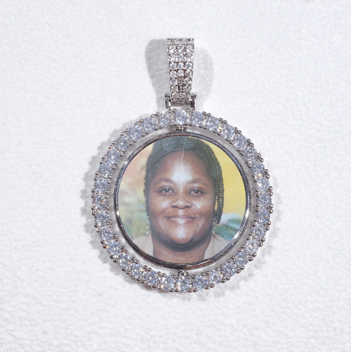 3D Spinning 2-Faced Custom Picture Pendant