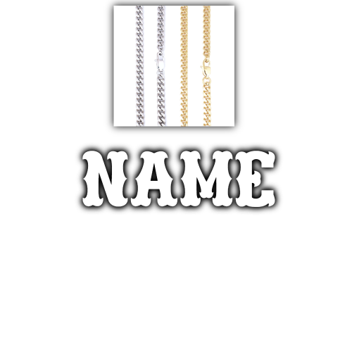 Custom Letters Freibeuter Font Necklace