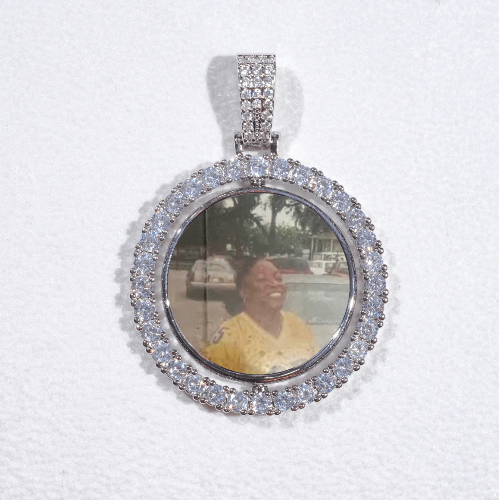 3D Spinning 2-Faced Custom Picture Pendant