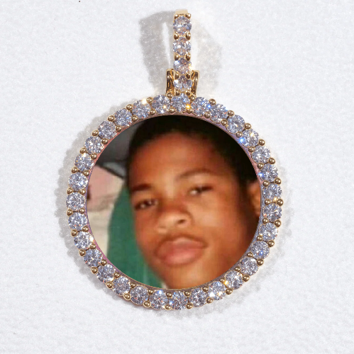 3D CIRCLE CUSTOM PICTURE PENDANT SMALL SIZE