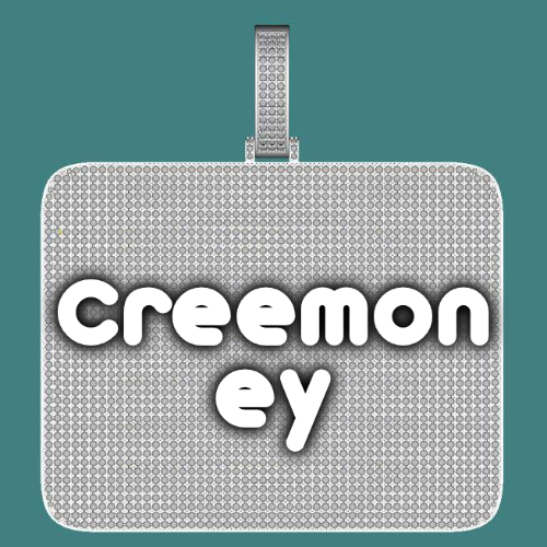 CUSTOM LETTER NECKLACE 3D BIG SQUARE