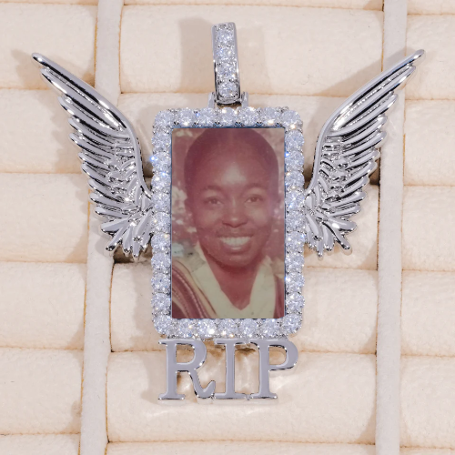 RIP WING 3D CUSTOM PICTURE PENDANT