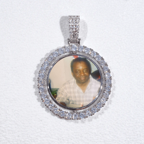 3D Spinning 2-Faced Custom Picture Pendant
