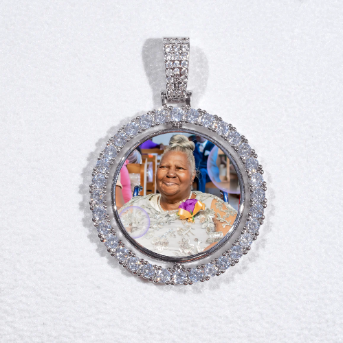 3D Spinning 2-Faced Custom Picture Pendant