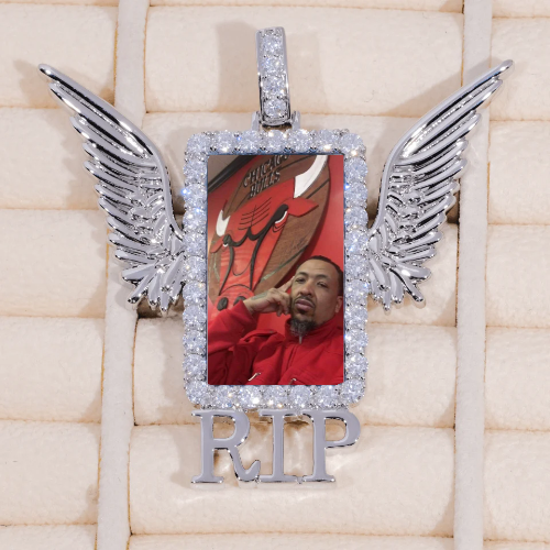 RIP WING 3D CUSTOM PICTURE PENDANT