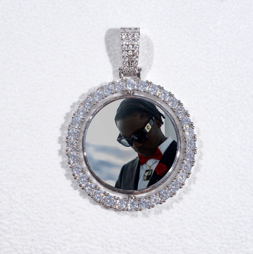 3D Spinning 2-Faced Custom Picture Pendant