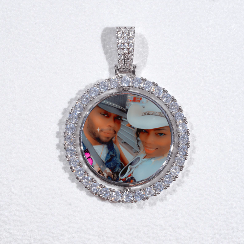 3D Spinning 2-Faced Custom Picture Pendant