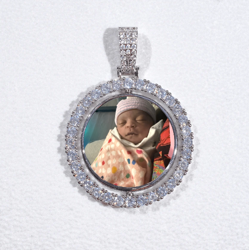 3D Spinning 2-Faced Custom Picture Pendant