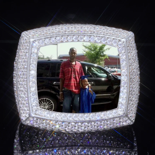 3D CUSTOM PICTURE ICED RING