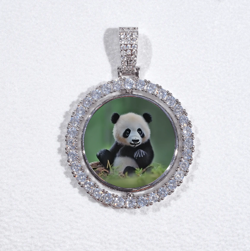 3D Spinning 2-Faced Custom Picture Pendant