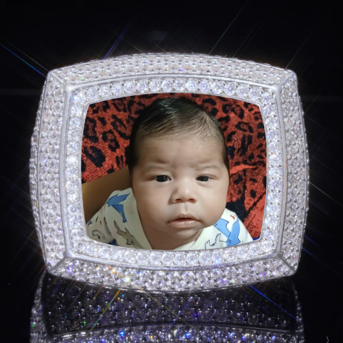 3D CUSTOM PICTURE ICED RING