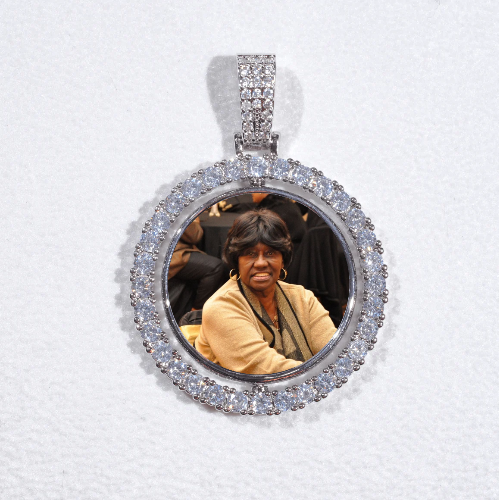 3D Spinning 2-Faced Custom Picture Pendant