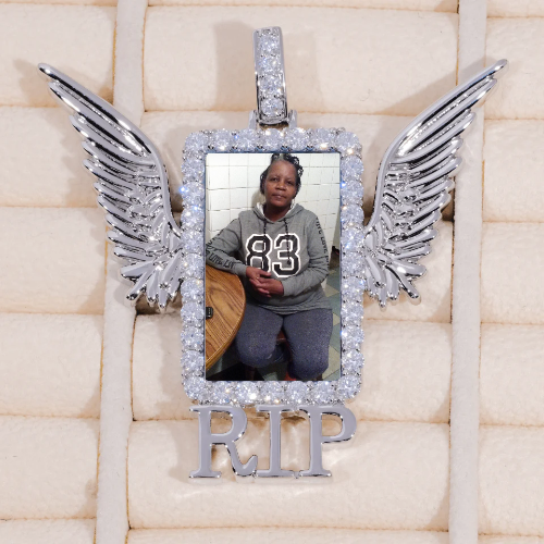 RIP WING 3D CUSTOM PICTURE PENDANT