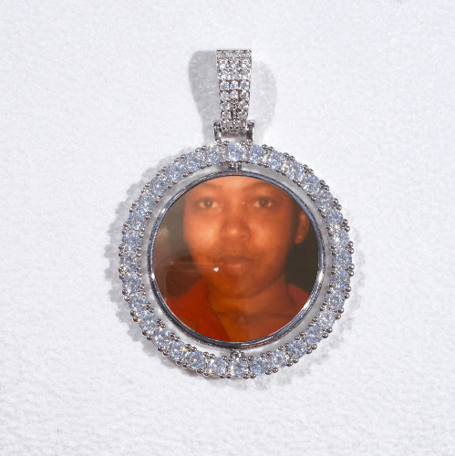 3D Spinning 2-Faced Custom Picture Pendant