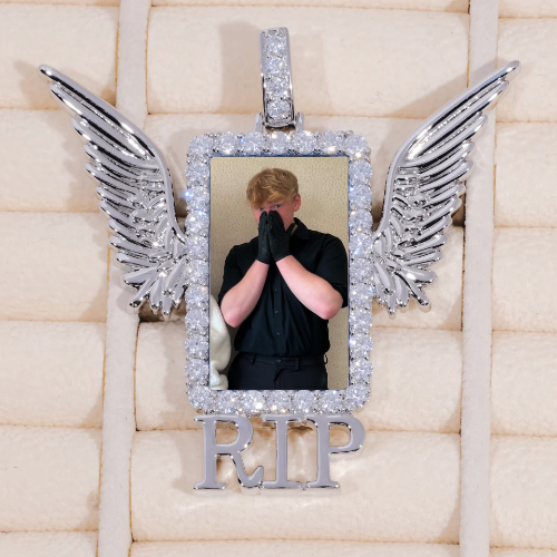 RIP WING 3D CUSTOM PICTURE PENDANT