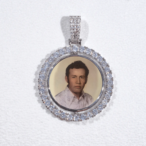 3D Spinning 2-Faced Custom Picture Pendant